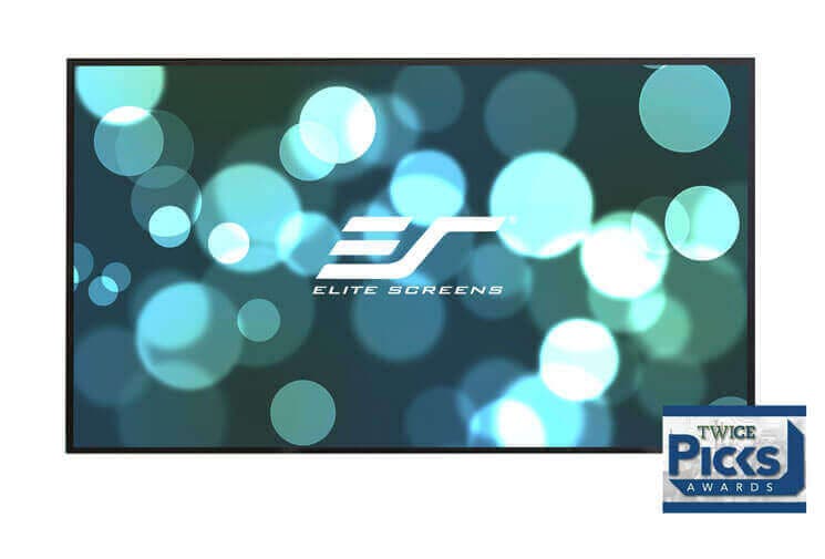 Ecran proiectie cu rama fixa, de perete, 399 x 224 cm, EliteScreens AEON Edge Free AR180WH2, Format 16:9
