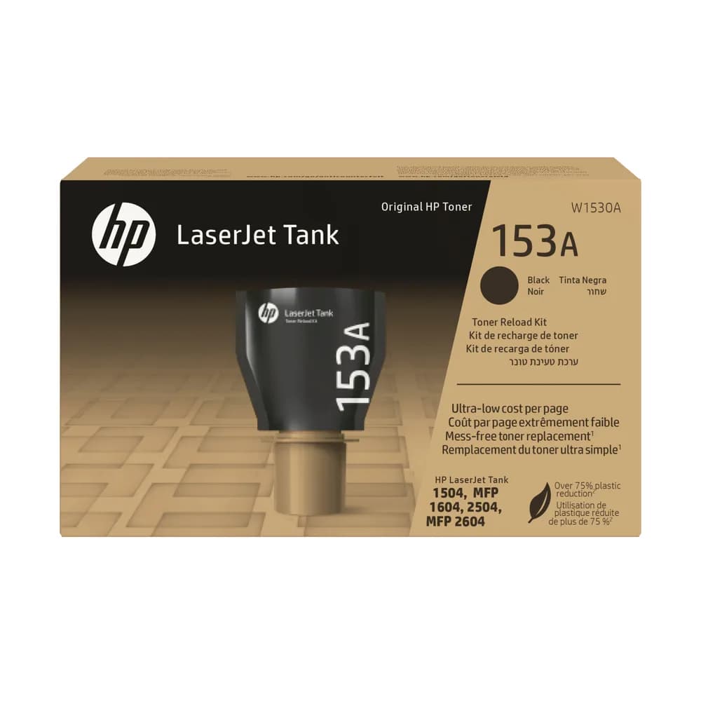 Toner Original HP Black, nr.153A, pentru LaserJet Tank 2504dw|LaserJet Tank MFP 2604sdw, 2.5k, incl.TV 1.2incl.TV "W1530A"