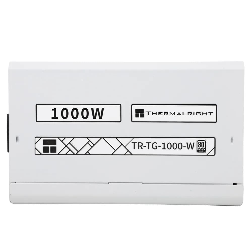 SURSA Thermalright "TR-TG 1000-W", 1000W, certificare 80 Plus Gold, modular, LLC, DC to DC, PCI-E GEN 5.0 ready, fan 120mm, alb, "TR-TG 1000-W"