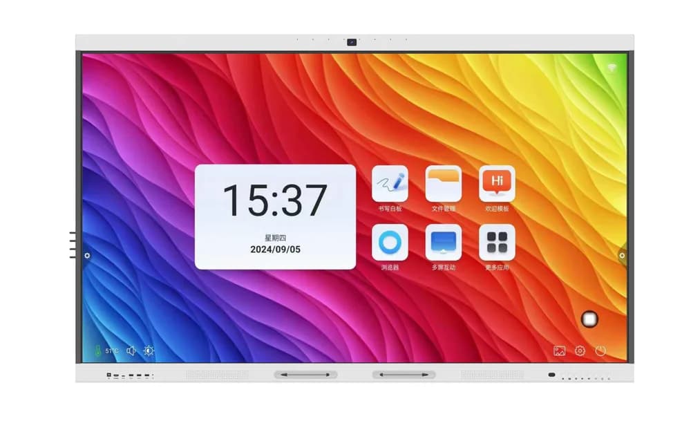 Display interactiv EvoBoard V100-TE75YY-V2 75", 4K, RAM 8GB, ROM 128GB, Camera, Subwoofer, NFC, Android 14
