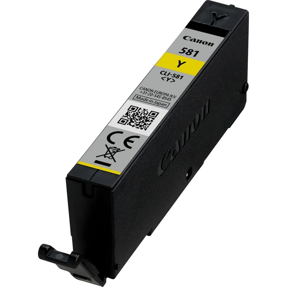 Cartus Cerneala Original Canon Yellow, CLI-581Y, pentru Pixma TR7550|TR8550|TS6150|TS6250|TS705|TS8150|TS8250|TS9150|TS9155|TS9550, "2105C001AA"