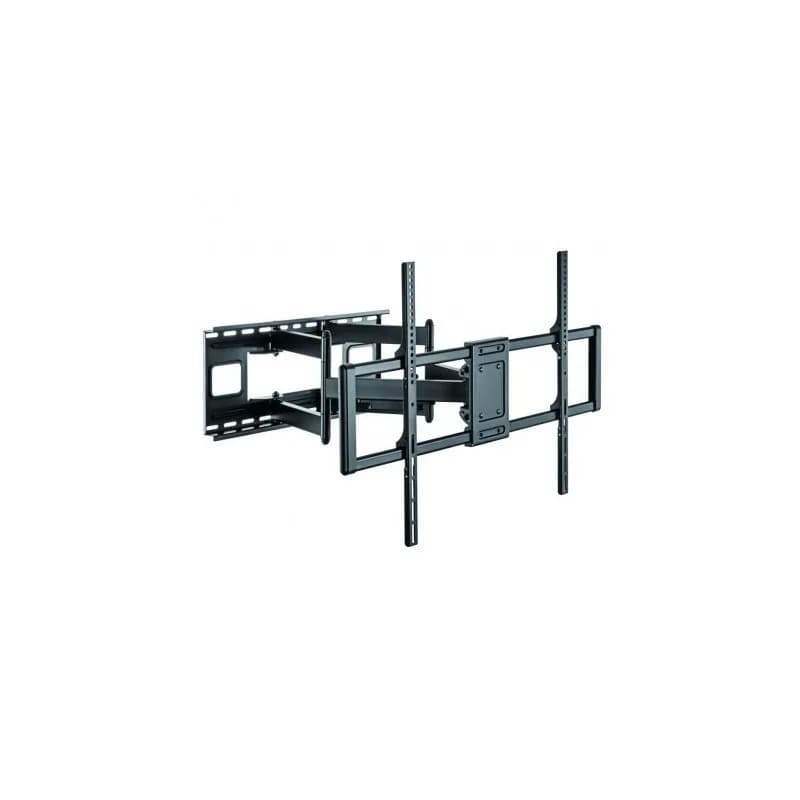Suport TV de perete, LCD / LED, 60-120 inch, brat dublu, extensibil, Ultra Slim, Full-Motion, Negru, Techly, ICA-PLB 189B "ICA-PLB189B"