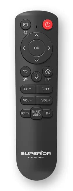 TELECOMANDA UNIVERSALA Superior, bluetooth, functie pointer ecran si comenzi vocale, compatibila televizoare LG, bateriile (2 x AAA) nu sunt incluse, negru "SUPTBB001"