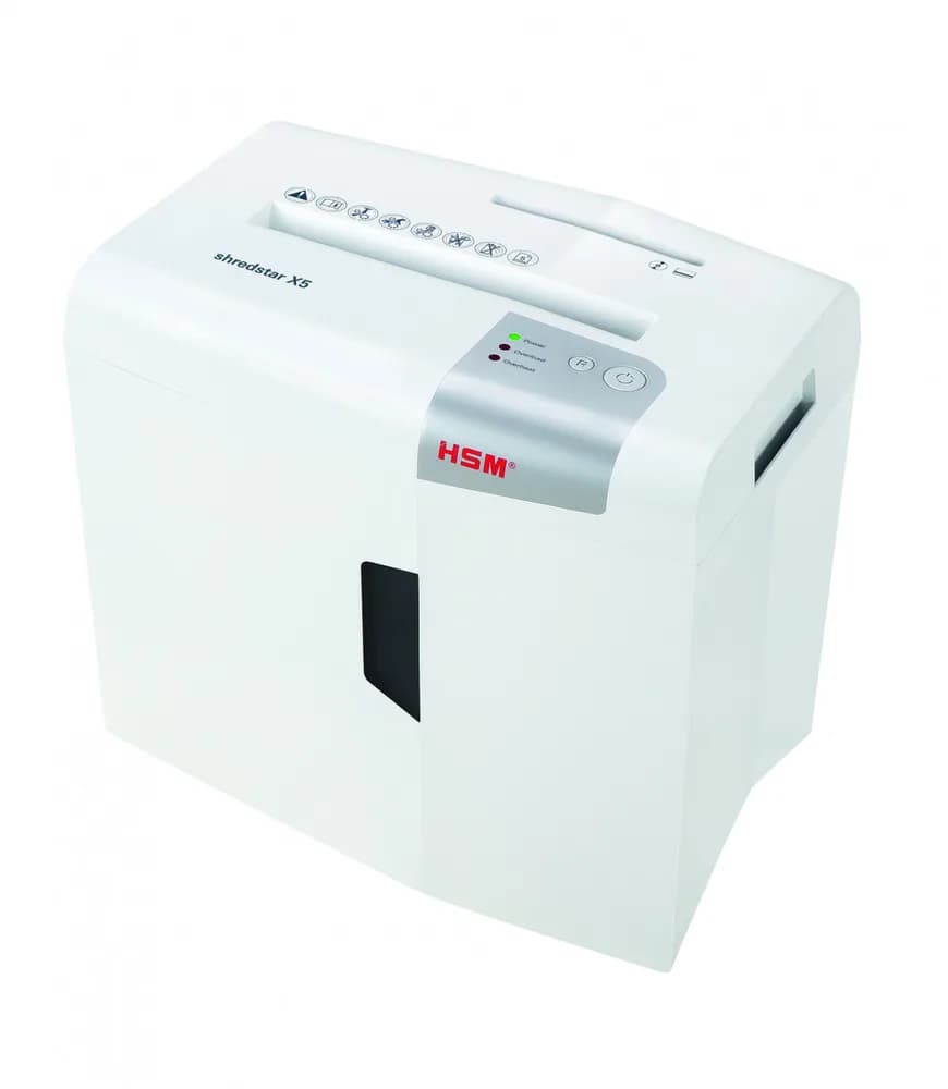 Distrugator documente manual HSM ShredStar X 5, 5 coli, cross cut (4.5 x 30mm), securitate 4 "H-1043121"