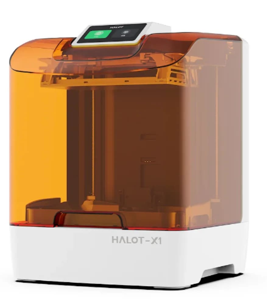CREALITY HALOT-X1 RESIN 3D PRINTER, Tehnologie LCD, Volum printare: 211.68mm*118.37mm*200mm, Dimensiuni imprimanta: 344mm*331mm*434mm, Sursa lumina: Honeycomb Matrix, Expunere: 6500+10% μW/cm2, Rezolutie: 16K(15120*6230PX), Dimensiune pixel: 14*19μm, Acuratete axa Z: 0.01mm, Grosime strat
