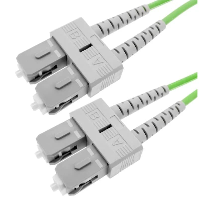 Patchcord FO SC/PC-SC/PC, MM OM5 50/125, manta LSZH 3.0mm, duplex 3m - EMTEX "SC-SC-MM5/DX-3"