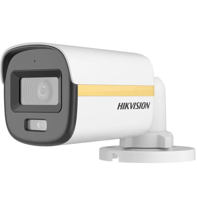Camera de supraveghere Bullet 2MP ColorVu Dual-light Hikvision DS-2CE10DF3T-LFS(2.8MM), lentila fixa 2.8mm, iluminare min: 0.0005 Lux @ (F1.0, AGC ON), 0 Lux cu lumina alba, IR: 20m, lumina alba 20m, iesire: TVI/AHD/CVI/CVBS, alimentare: 12 VDC ± 25%, max. 5.4 W, protectie: IP67, dimensiuni: 161.1