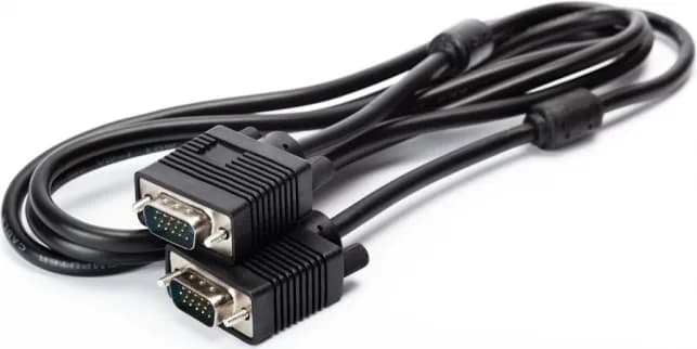 CABLU video SPACER, VGA (T) la VGA (T), 1.8m, cupru, ecranat, negru, "SPC-VGA-6"