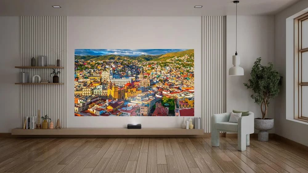 Videoproiector Optoma Photon Go, FHD 1920*1080, 650- 1200 lumeni, 800:1, 16:9/ 4:3, dimensiune maxima imagine 100'', laser 20.000 ore, distanta ultra scurta de proeictare, maxim 0.4m, HDMI, USB-C power, USB-A power 1A, 1 x S/PDIF, RJ45, WiFi 5GHz / Bluetooth 2 ways, 32- 35dB, IP2X, 24/7, 360 gr