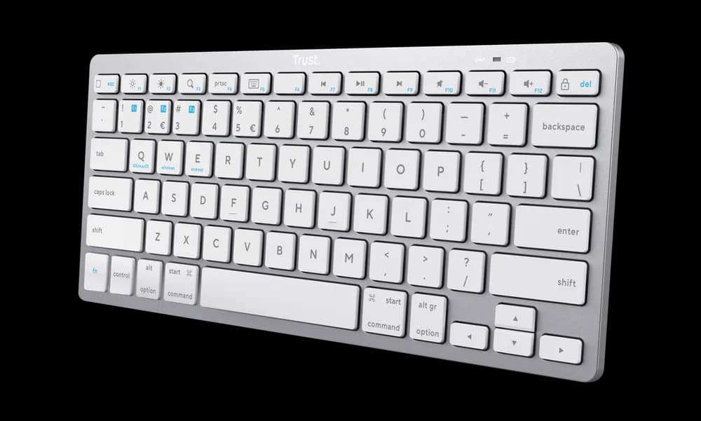 Tastatura Trust 24651, Wireless, Alb