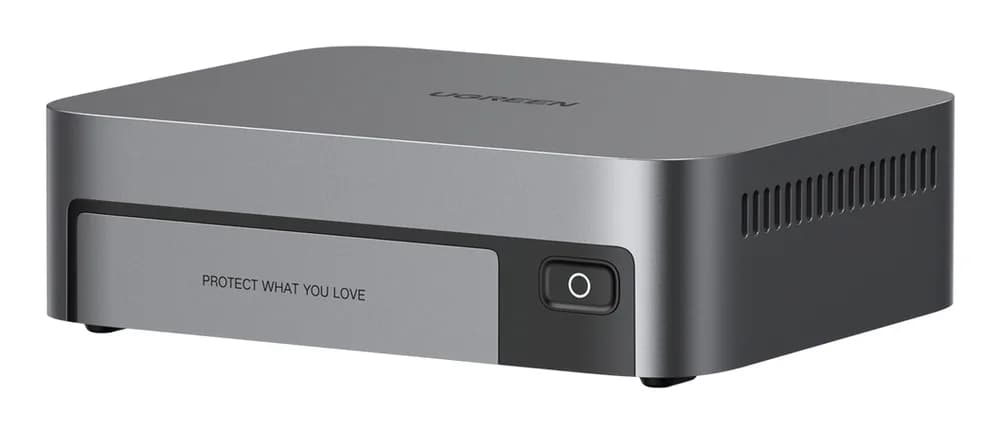 NAS Ugreen "DXP480T Plus", CPU i5 4.40 GHz, RAM DDR5 8Gb max 64Gb, M.2 8Tx4, LAN 10Gbx1, 2xUSB3, 2xThunderbolt4, HDMI 2.1 8K, "25892B" - 6941876267484