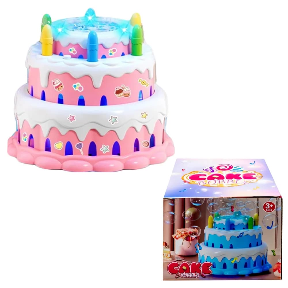 Baloane de sapun, cu baterii, Tort