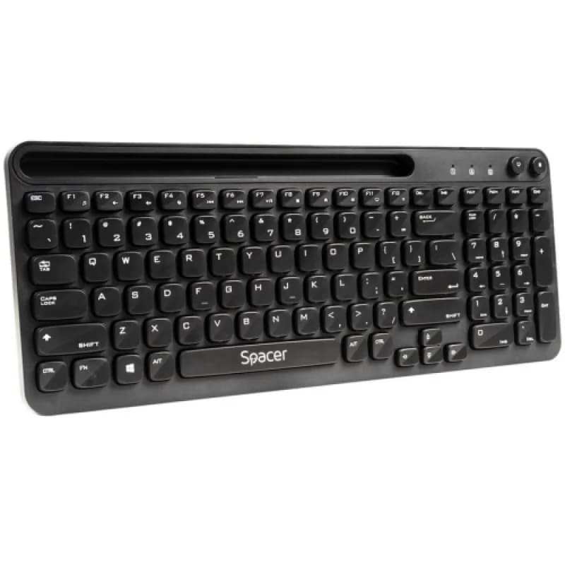 Tastatura SPACER SPKB-WS-04, Wireless, Negru