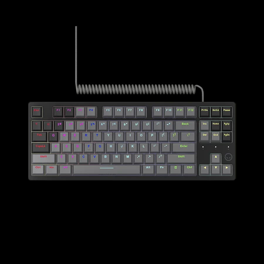 LORGAR Azar 514TKL, Wired RGB mechanical gaming keyboard, black, EN layout "LRG-GK514TKL-BK-US"