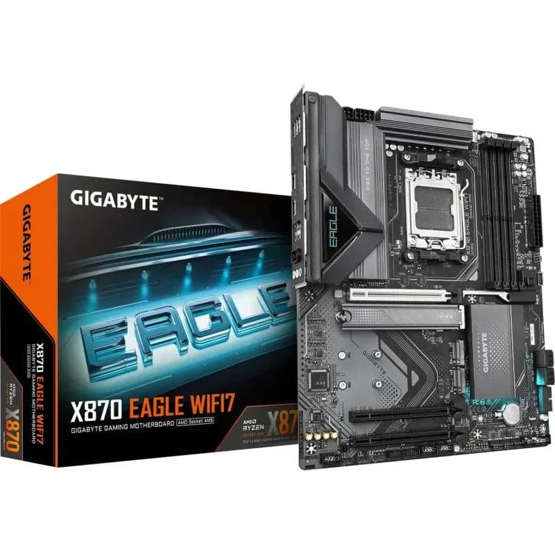 Placa de baza Gigabyte X870 EAGLE WIFI7, Socket AM5, DDR5, ATX