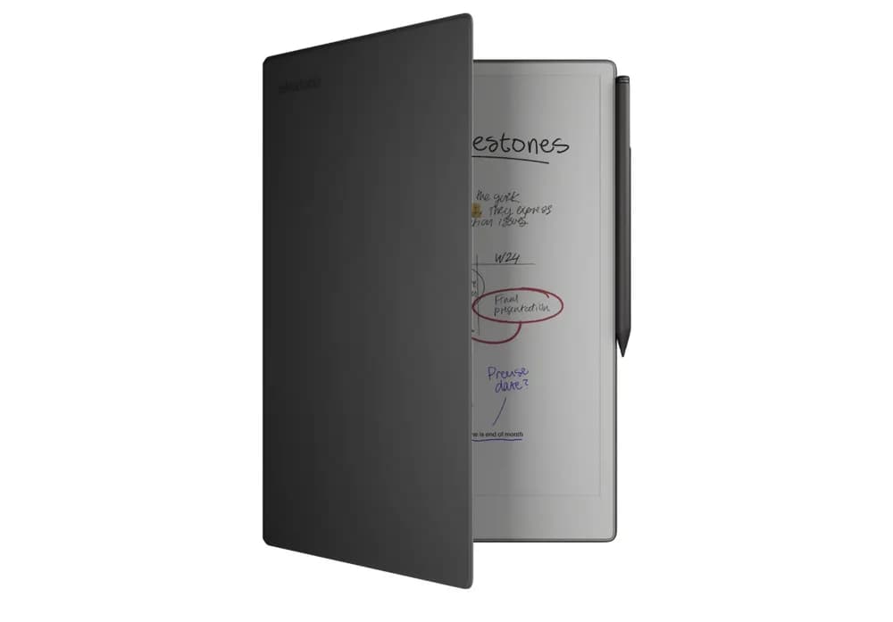 reMarkable Paper Pro with MarkerPlus and BookFolio Pro Leather (Black)