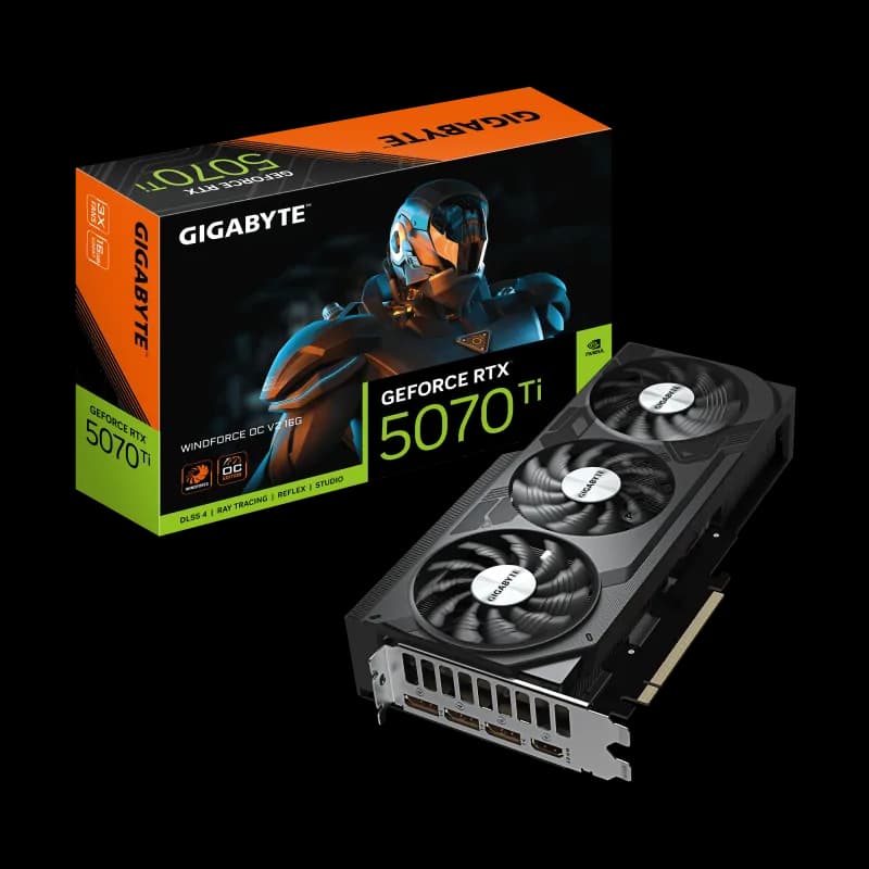 Placa video Gigabyte GeForce RTX 5070 Ti, 16GB GDDR7, PCI Express 5.0, 256-bit