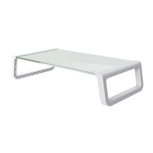 TRUST MONTA GLASS MONITOR STAND WHT "25351"