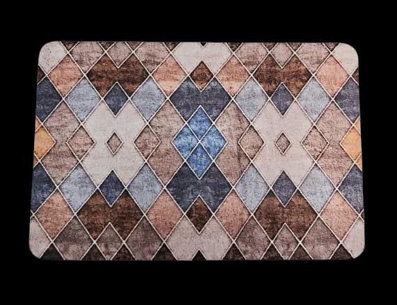 Covoras printat 40x60 Tile, cauciuc antialunecare
