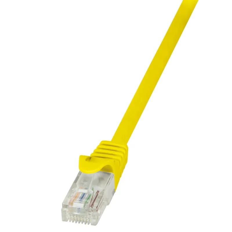 PATCH CORD UTP LOGILINK Cat5e, cupru-aluminiu, 1.5 m, galben, AWG26, "CP1047U"