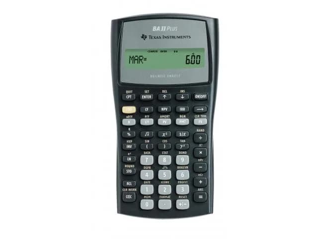 CALCULATOR de BIROU Texas Instruments TI-BA-II PLUS "TI001806"