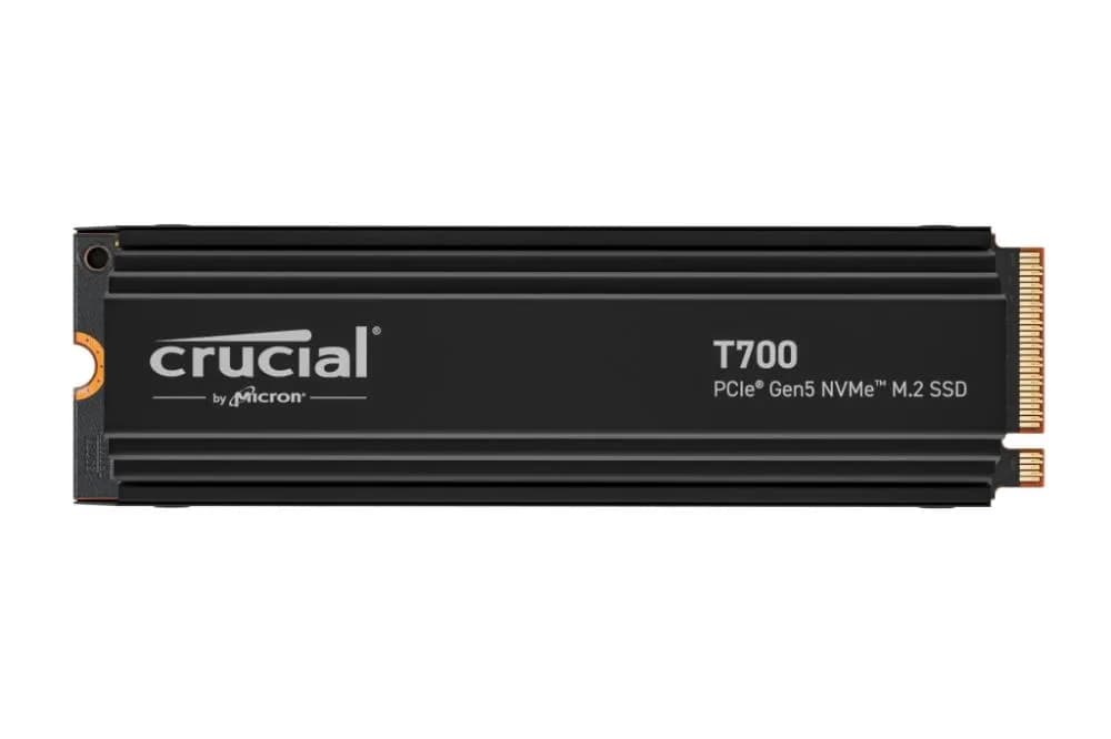 Crucial T700 2TB PCIe Gen5 NVMe M.2 SSD with heatsink, EAN: 649528936721 "CT2000T700SSD5"