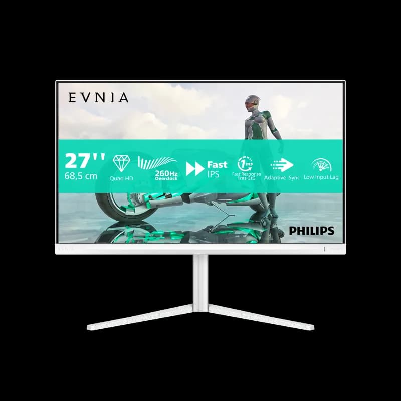 Monitor Consumer Philips Evnia 27M2N3501PA/00, 27", 2560 x 1440 pixeli, White