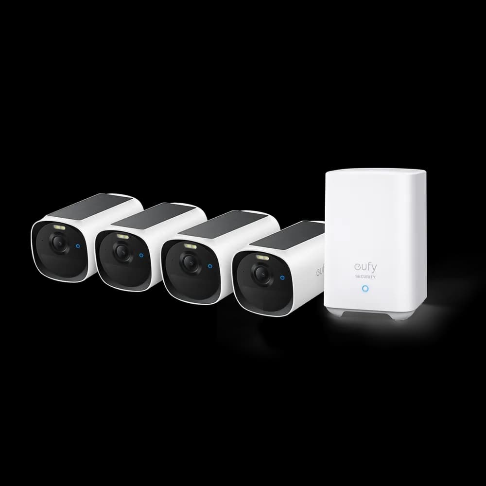 Sistem supraveghere 4+1 Anker "EufyCam E40" "T8144" + "Homebase 2", alb "E8144325"-0194644238339