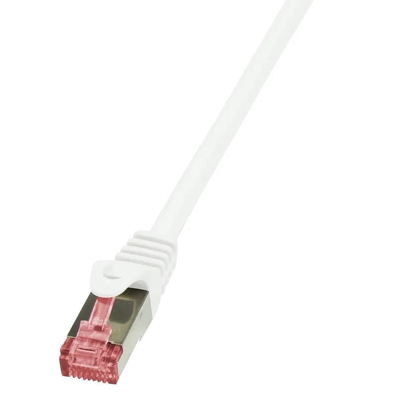 PATCH CORD S/FTP LOGILINK Cat6, LSZH, cupru, 1.5 m, alb, AWG27, dublu ecranat "CQ2041S"