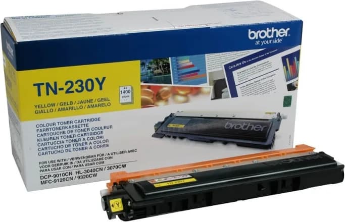 Toner Original Brother Yellow, TN230Y, pentru HL-3040|3070|DCP-9010|MFC-9120|9320, 1.4K,"TN230Y"