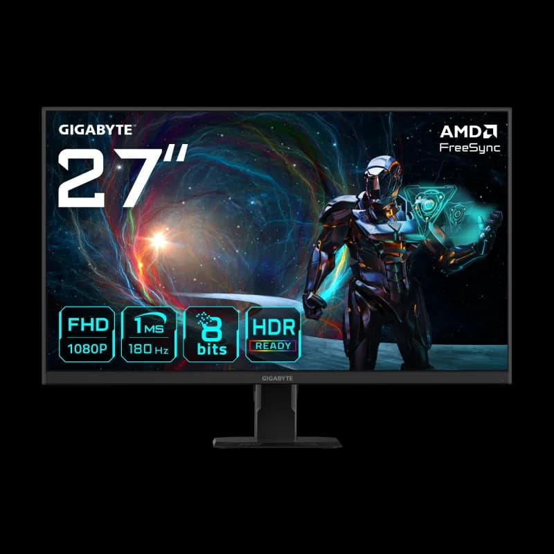 Monitor Commercial Gigabyte GS27FA, 27", 1920 x 1080 pixeli, Black