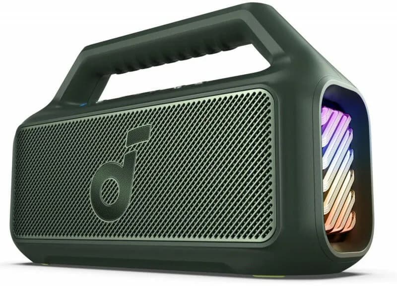 Boxa portabila Anker "Soundcore Boom 2" 60W, Bluetooth 5.3, acumulator 4900 mAh, timp redare 24h, timp incarcare 5.5h, IPX7, 296 x 185 x 101mm, negru - gri, "A3138012" - 194644188276