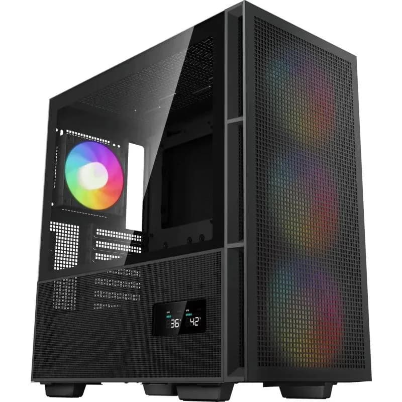 Carcasa DEEPCOOL CH560 DIGITAL, RGB, Mid Tower, Black