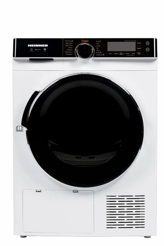 Uscator de rufe HEINNER HHPD-M9K3A+++, 9 kg, Inverter, Clasa: C, Alb