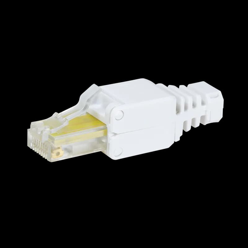 MUFA RJ-45 LOGILINK pt. cablu UTP, Cat5e, RJ-45 (T), manson, pentru cablu solid/litat AWG24-26, cablu 5.3mm, tool-free,1 buc, "MP0026"