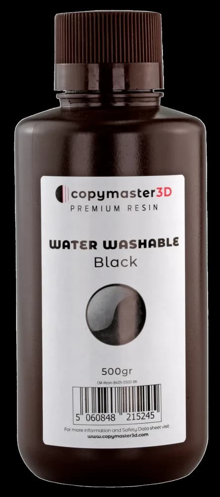 Rășină 3D Copymaster3D Water Washable UV – 500 g – Black