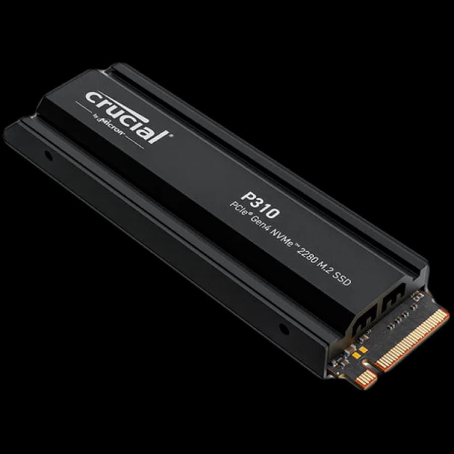 Crucial P310 1TB PCIe Gen4 2280 NVMe M.2 SSD with heatsink "CT1000P310SSD5"