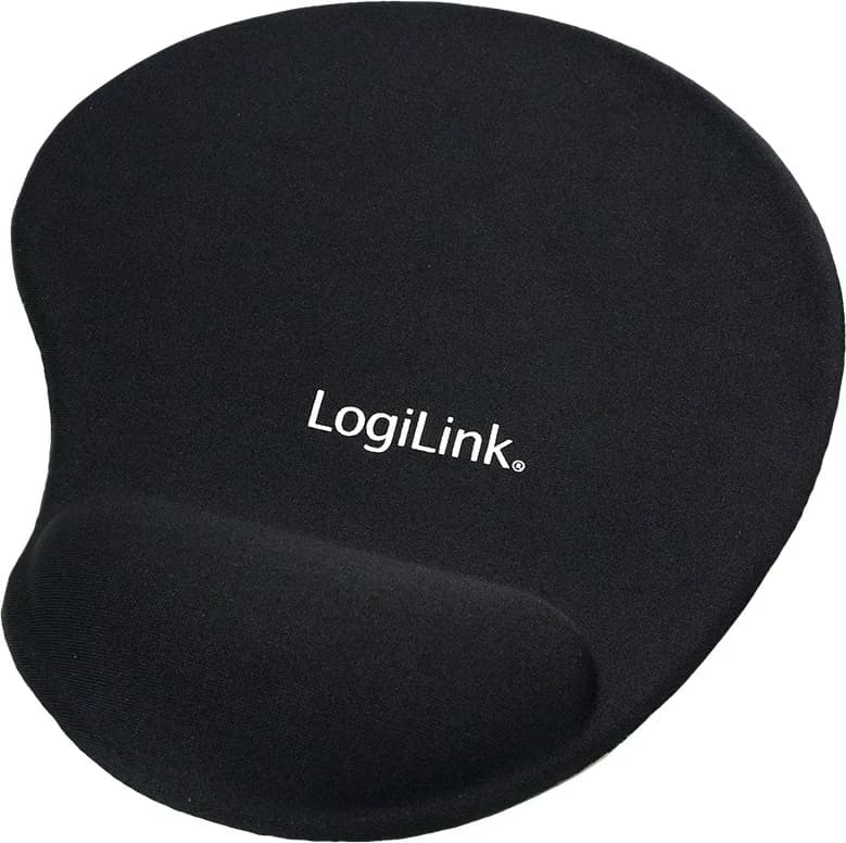 MousePAD LOGILINK, cauciuc si gel, 300 x 220 x 3 mm, negru, "ID0027"