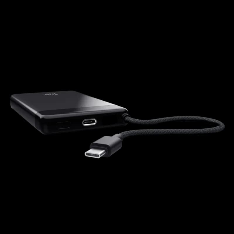 Baterie externa Trust Fiera, capacitate 10.000, 2 porturi USB, negru