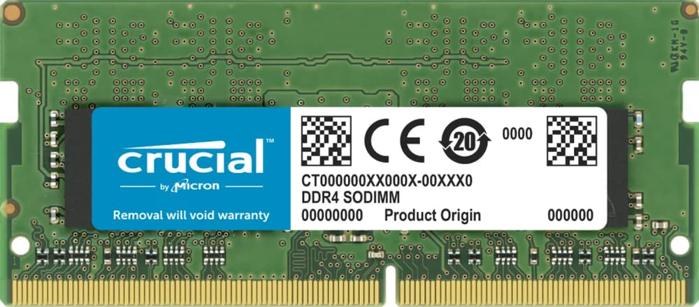 NB MEMORY 64GB PC25600 DDR4 SO/KIT2 CT2K32G4SFD832A CRUCIAL "CT2K32G4SFD832A"