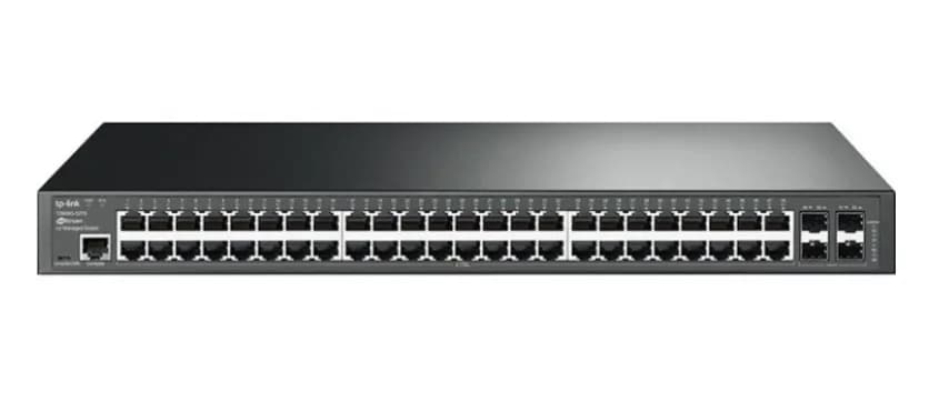 SWITCH TP-LINK L2 Managed 52-Port Gigabit L2+ Managed Switch with 48-Port PoE+, carcasa metalica, rackabil "TL-SG3452P"