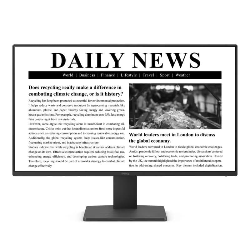 Monitor Consumer BenQ GW2491, 24", 1920 x 1080 pixeli, Black