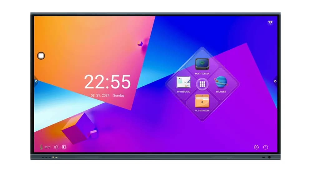 Display interactiv EVOBOARD V100, 75", CPU 8*A55 , RAM 8GB, ROM 128GB, 4K, Android 14