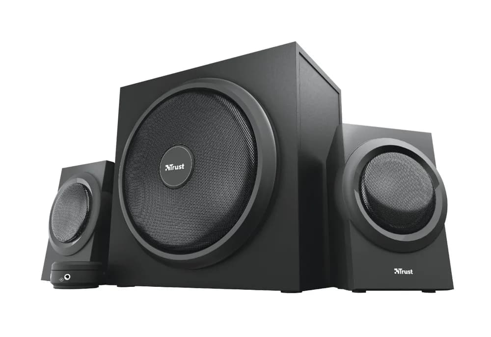 BOXE TRUST, "Yuri " 2.1, RMS: 60 W (2x 15W, 1 x 30W) negru, "TR-23696"