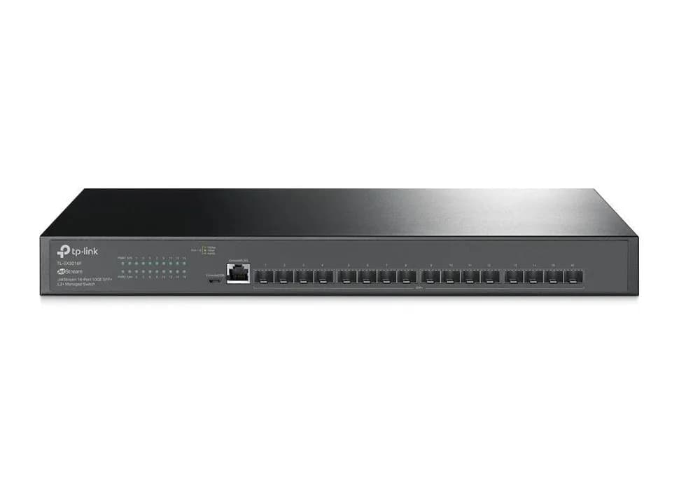 SWITCH TP-LINK 16 porturi JetStream 16-Port 10GE SFP+ L2+ Managed Switch. carcasa metalica "TL-SX3016F"