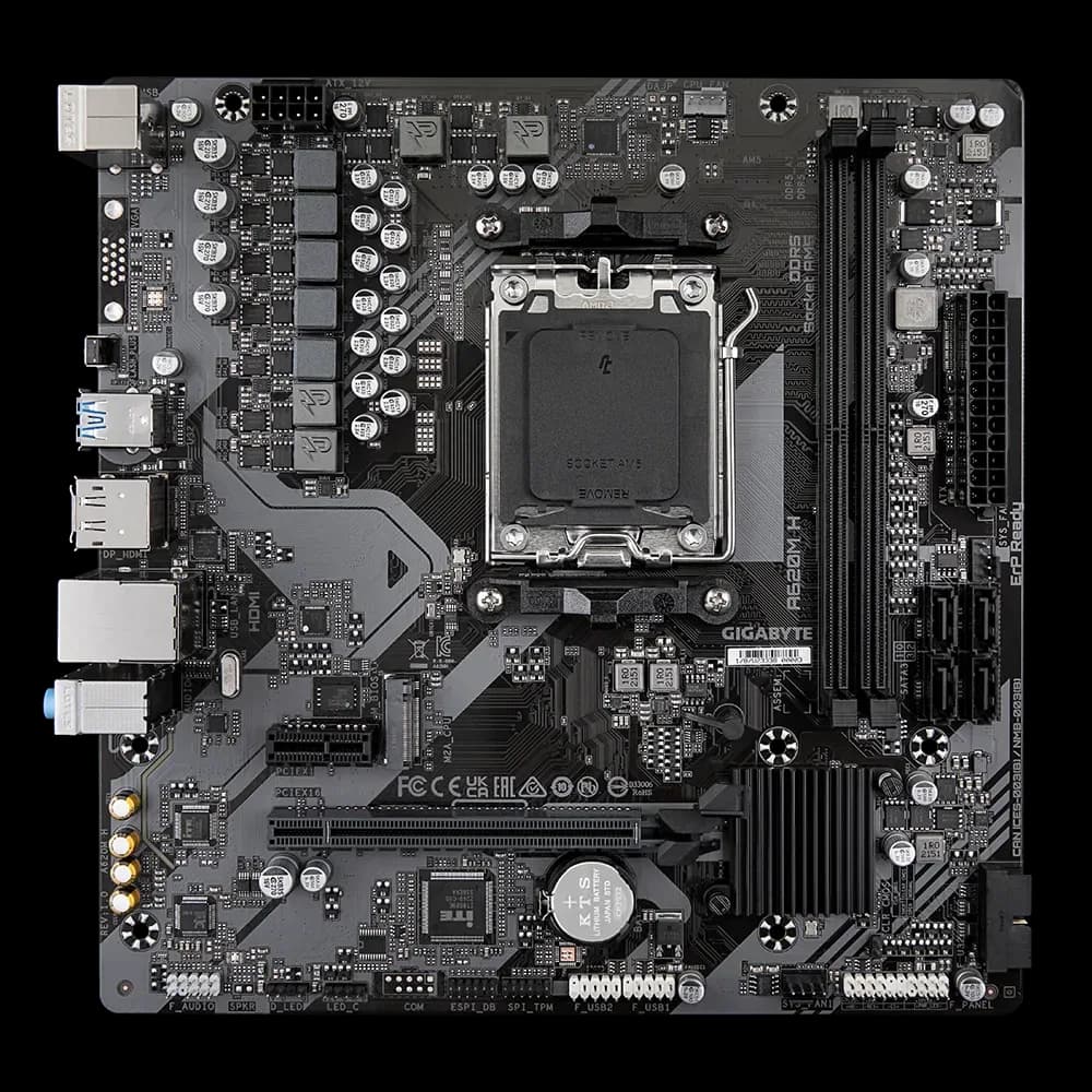 GIGABYTE A620M H AM5 2xDDR5 4xSATA 1xM.2 mATX MB "A620M H"
