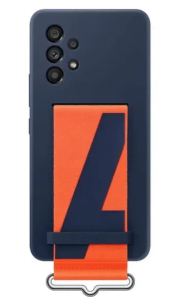 Galaxy A53 (5G); Silicone Cover with Strap; Navy "EF-GA536TNEGWW"