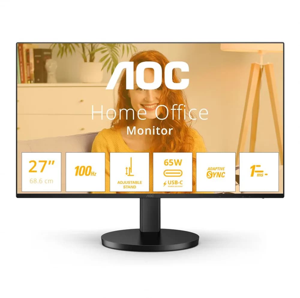 Monitor Consumer AOC Q27B3CF2, 27", 2560 x 1440 pixeli, Black