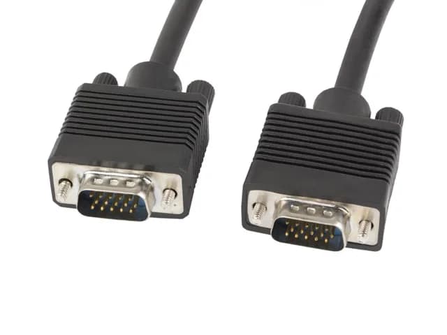 Lanberg CA-VGAC-10CC-0030-B VGA cable 3 m VGA (D-Sub) Black "CA-VGAC-10CC-0030-B"