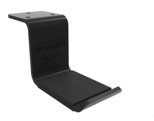 Suport de casti Multibrackets MB-1886, cu prindere de birou , Negru